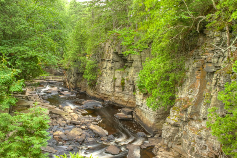The Canyon Falls Gorge Near L'Anse MI | Canyon Falls Gorge..… | Flickr