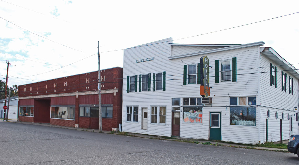 The historic district of Amasa, Michigan
