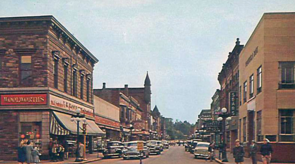 An image of Ishpeming, Michigan in 1957.