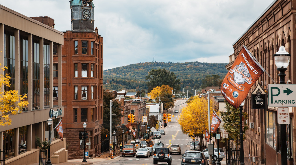 An image of Marquette, Michigan.