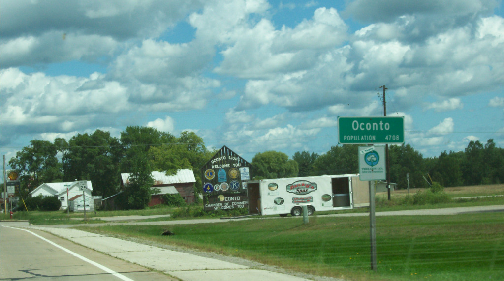 An image of Oconto, Wisconsin.
